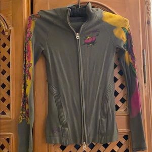 Ed Hardy zip up sweater